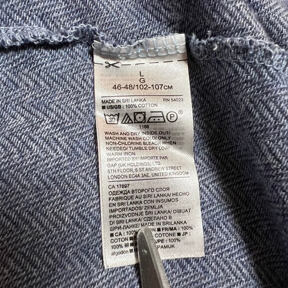 Banana Republic Men's Luxury Touch Crewneck Standard Fit Shirt Size L Cotton - Picture 5 of 9